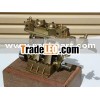 Twin cylinder double acting steam engine