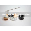 Mechanical liquid expansion thermostat switch for electric griddles