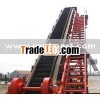 rubber belt conveyor with high inclination angle for sale