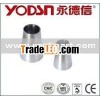Sanitary stainless steel clamped concentric reducer