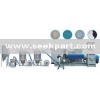 plastic raw material mixer - recycled plastic pelletizer granulating machine