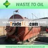 Tire recycling oil machine