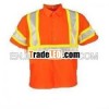 Reflective Orange Safety Polo Shirts