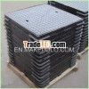 Square manhole cover and frame