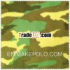 100% FDY polyester printed camo polar fleece