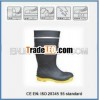working safety boot with steel toe