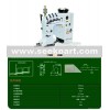 ELIDA GK9-2 flour bag sewing machine