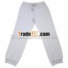 Unisex pants in 80% cotton and 20% polyester with cuff in botton