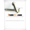 Special M8*30 Flat thin head step semi-tubular rivets with external half thread hex waisted shank 10