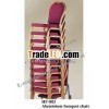 wholesale metal banquet hall stackable chairs