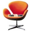 Swan Chair with Microfiber Fabric or Leather and Fiber Glass
