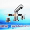 041760 Reddot, IF award brass 3-hole basin faucet