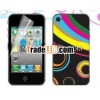 colorful sticker skin for iphone 4