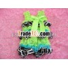 Summer multilayers lace and chiffon falbala baby girls jumpsuit with tank sleeves