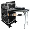 Hight quality aluminum flight case-11U SLANT RACK, 16U VERTICAL RACK, WITH CASTERS AND TABLE(XY-637)