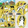 Lovely puffy stickers,foam sticker , customized design welcome