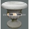 Stone flower pot