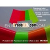 100% faux pu leather with Fluorescent effect on skin for shoes & bags