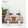 acrylic artificial light christmas tree