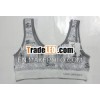 seamless printed lady sport top