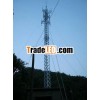 Guy wire steel tubular communication tower