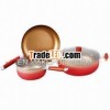 5-piece Golden Non-stick Cooking Set with 2.0mm Thickness