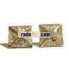 Fashion Jewelry Gold Plated Stud Earrings