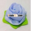 rose bath puff
