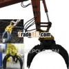 Hydraulic Rotating Wood Bucket Grapple for Hitachi Kubota