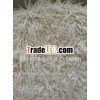 white fake fur fabric