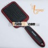 Plastic Paddle Hairbrush with metal bristle