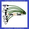 elastic luggage safety belt with metal hooks