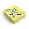 Square Metal Single Tin CD Case with Hinge