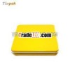 square cigar tin case with hinge