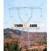 power transmission line steel tower