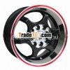 Alloy Wheel with 4 Holes and 100 to 114.3mm PCD, Measures 13 x 6-inch