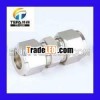 stainless steel & brass male bulkhead union