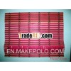 colored bamboo sushi mat(white and red)