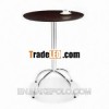 High-round Bar Table, Measures Ø760 x 1015mm, with Round Chromed Tube