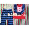 Wholesale baby clothing sets a set of 100% cotton clothing baby bib tank top cotton shirts cotton M-
