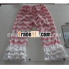 2013 Hot Sale Baby Chevron Petti Long Pants For Girl With Cotton Ruffle Cute Pants