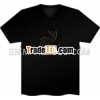 fashion hot sale promotion music el glowing t-shirts for party/ dancing /holidays