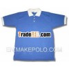 100% Cotton Men's Blue Polo Shirt
