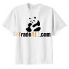 100% Cotton White T-Shirt with Panda Print.