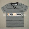 mens t-shirt,  stripe printed short sleeve t-shirt