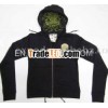 Ladies Hooded Sweatshirt With Applique