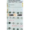 Pearlised Prong Snap Button (4 parts)