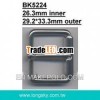 Zinc buckle with prong (#BK5224/26.3mm inner)