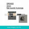 4 prong metal decorative studs (#SR0400/3mm)