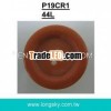 Fashion large polyester resin button for garments (#P19CR1-4HD)